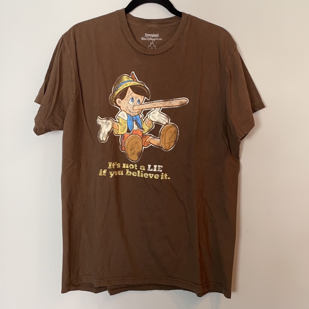 Disney Pinocchio Short Sleeve Tee, Men's Large